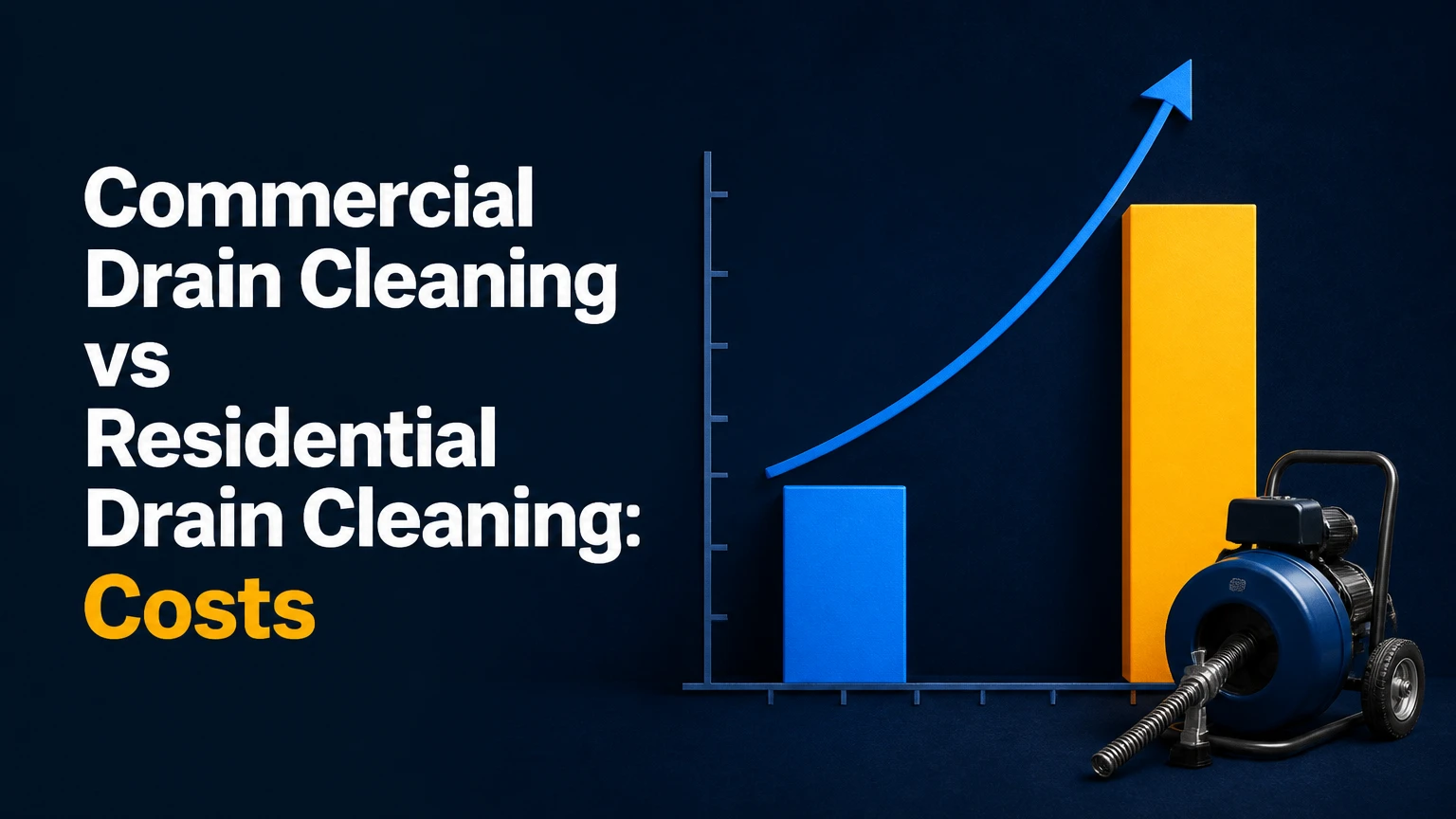 commercial drain cleaning vs residential drain cleaning