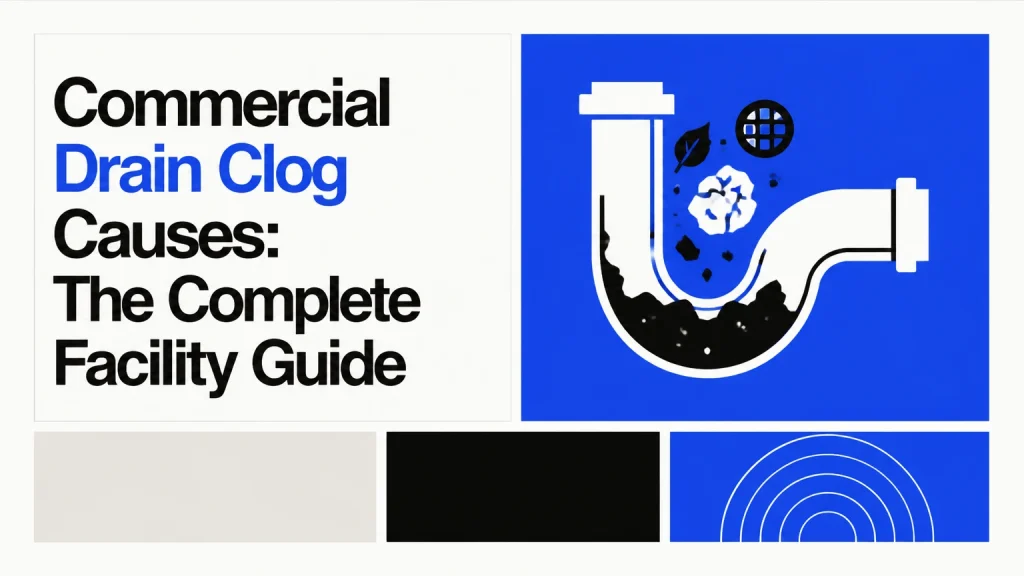commercial drain clog causes