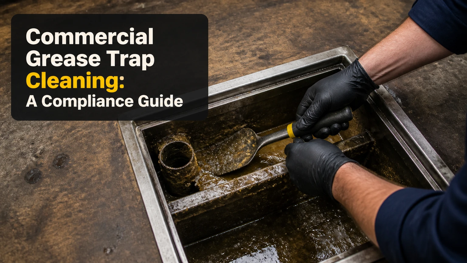 commercial grease trap cleaning