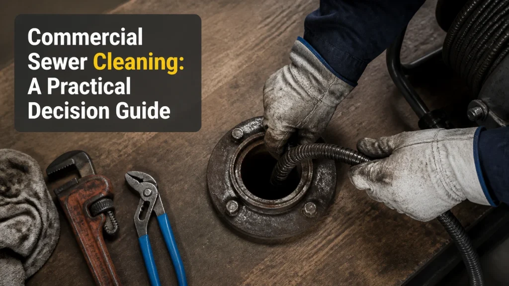 commercial sewer cleaning