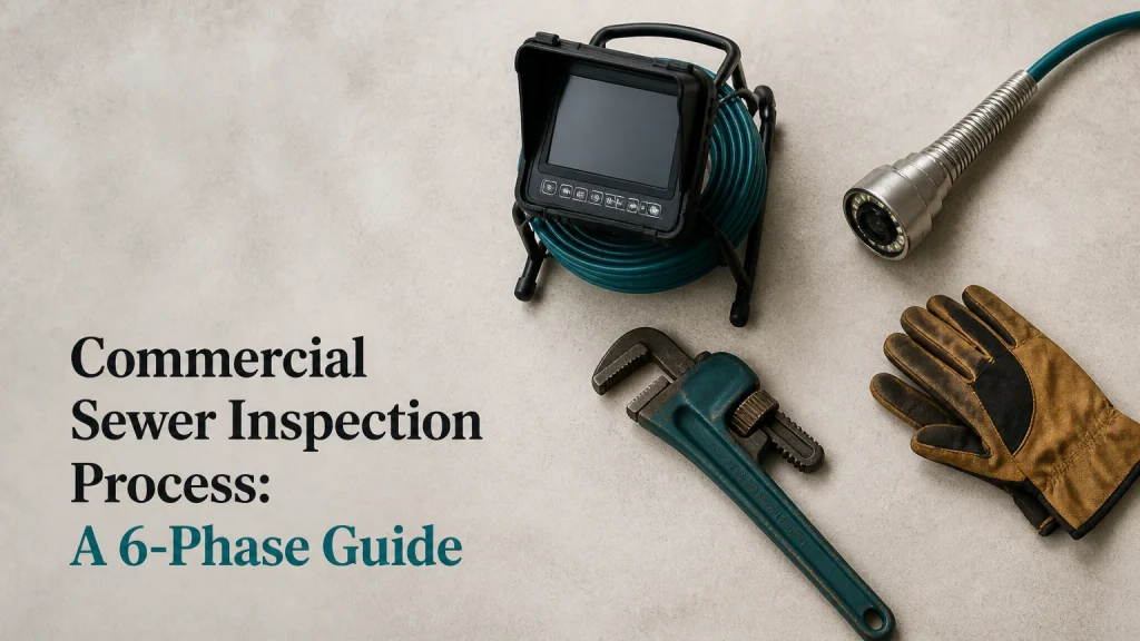 commercial sewer inspection process