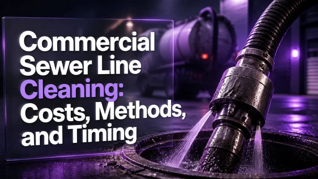 commercial sewer line cleaning