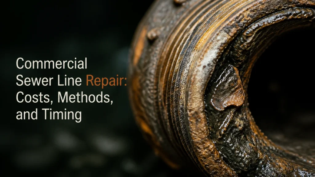 commercial sewer line repair