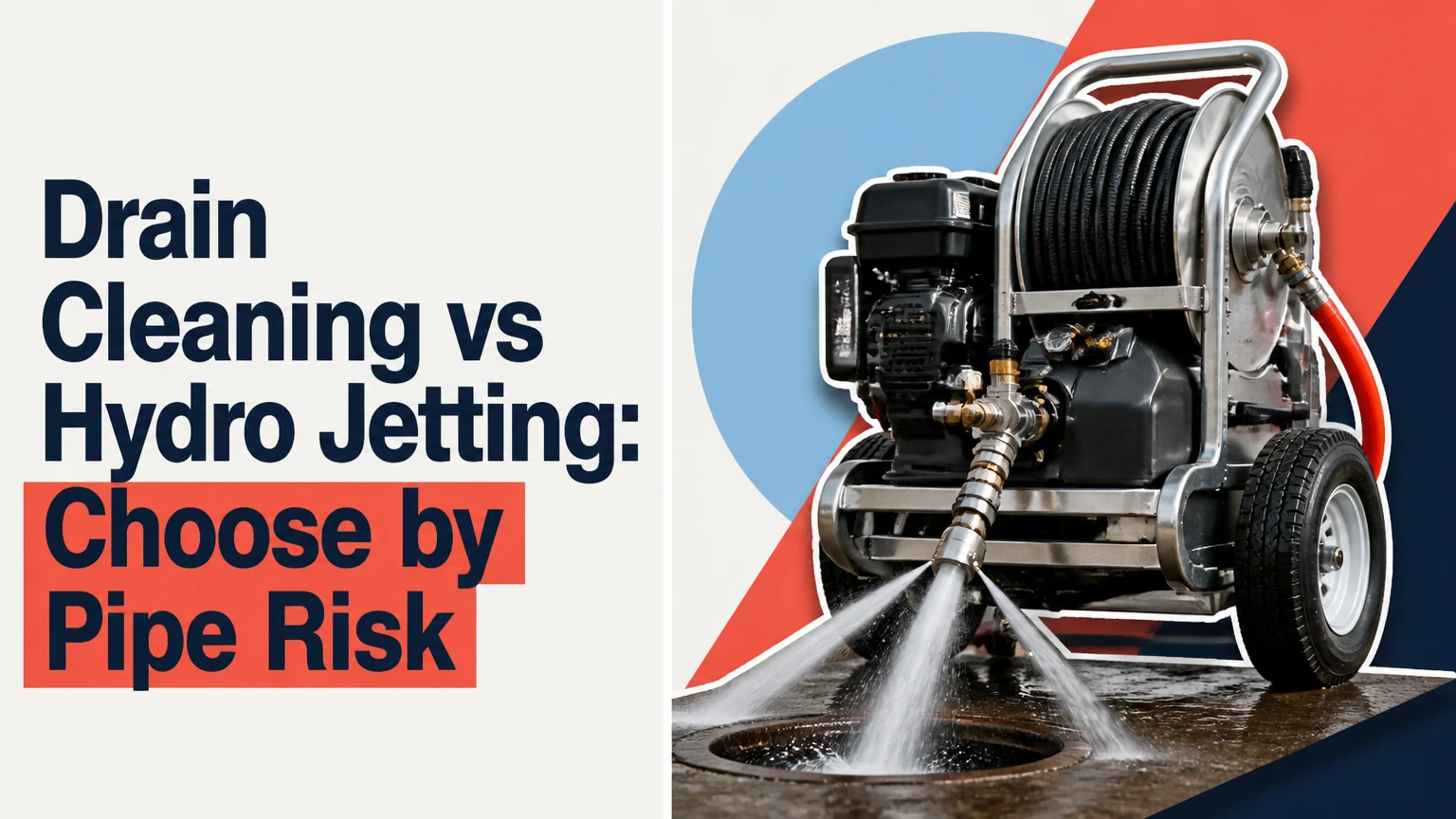 drain cleaning vs hydro jetting