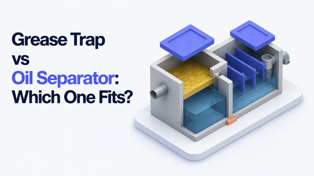 grease trap vs oil separator