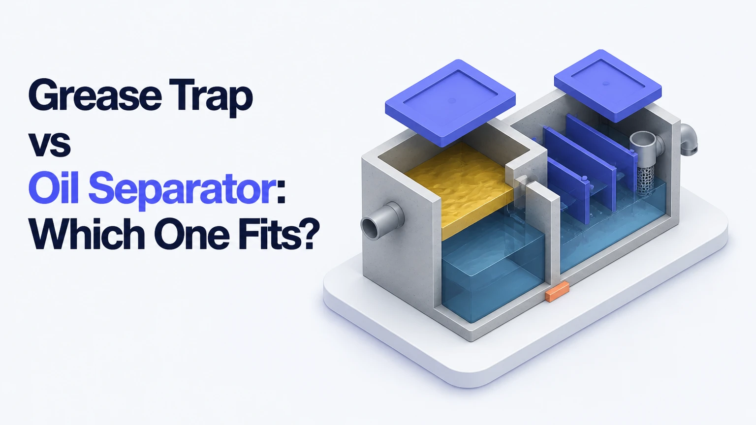 grease trap vs oil separator