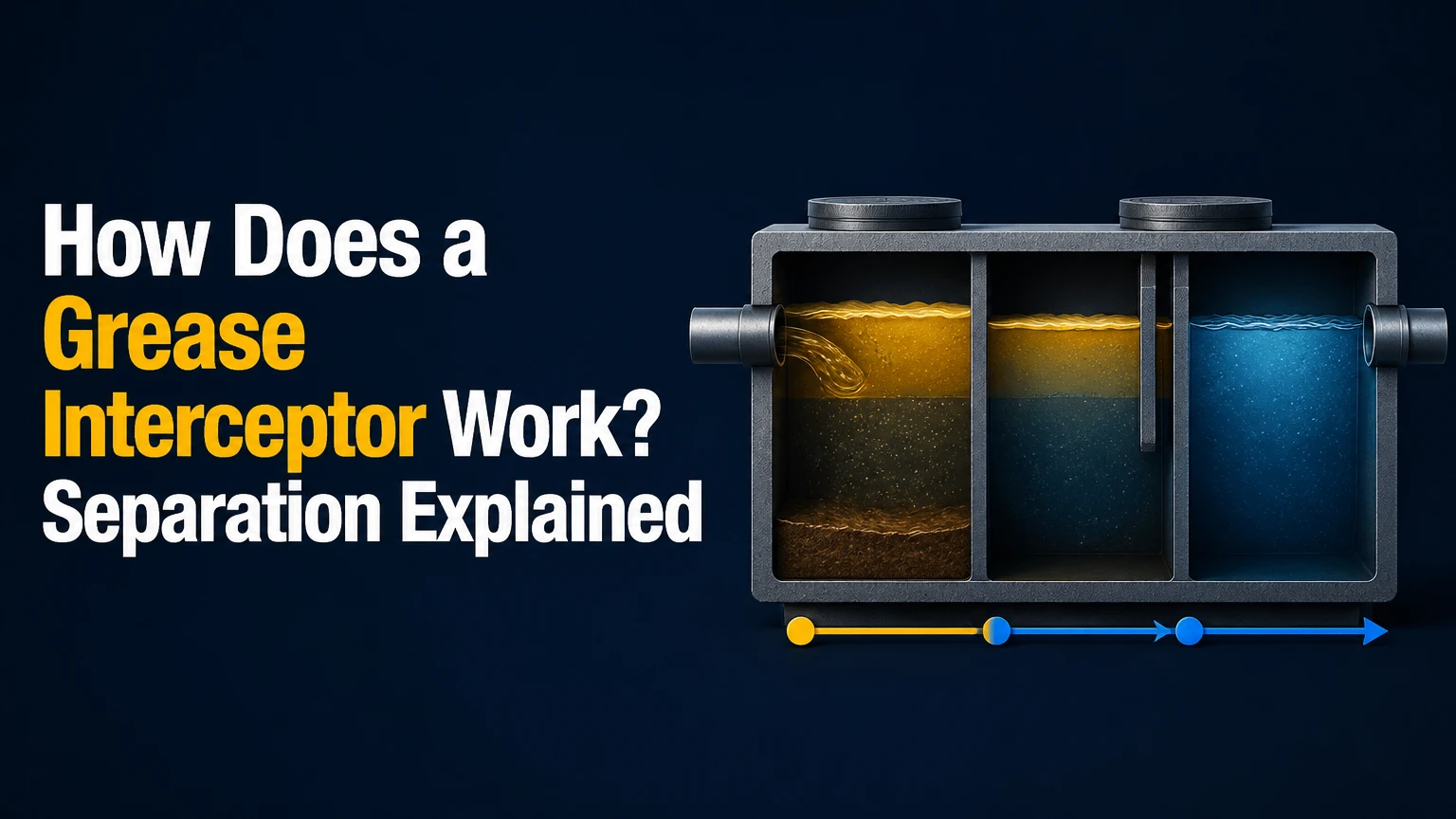 how does a grease interceptor work