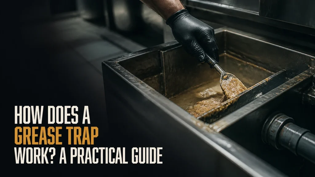 how does a grease trap work
