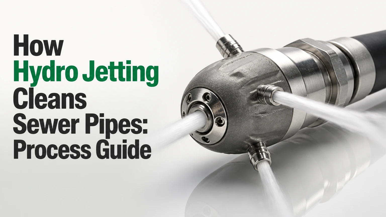how hydro jetting cleans sewer pipes