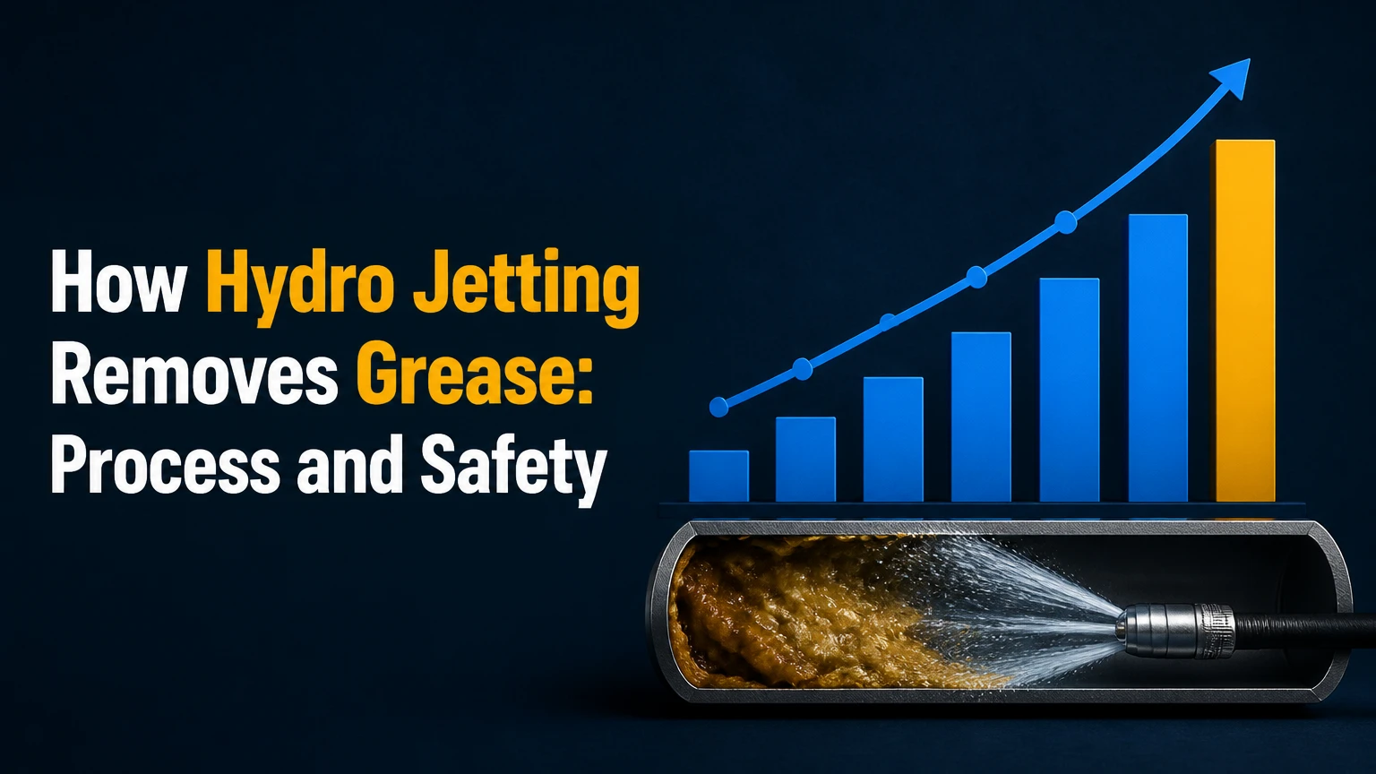 how hydro jetting removes grease