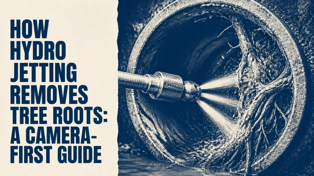 how hydro jetting removes tree roots