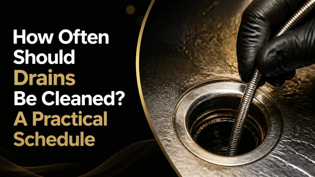 how often should drains be cleaned