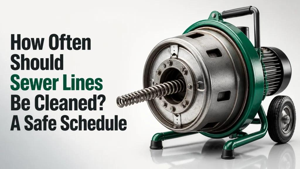 how often should sewer lines be cleaned