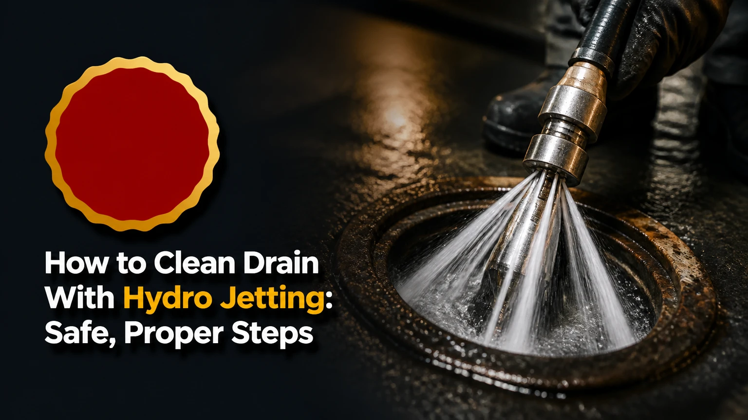 how to clean drain with hydro jetting