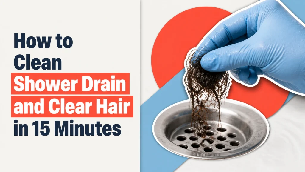 how to clean shower drain