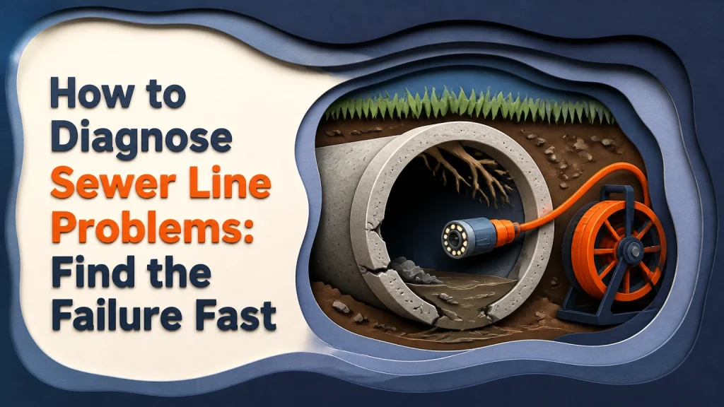 how to diagnose sewer line problems