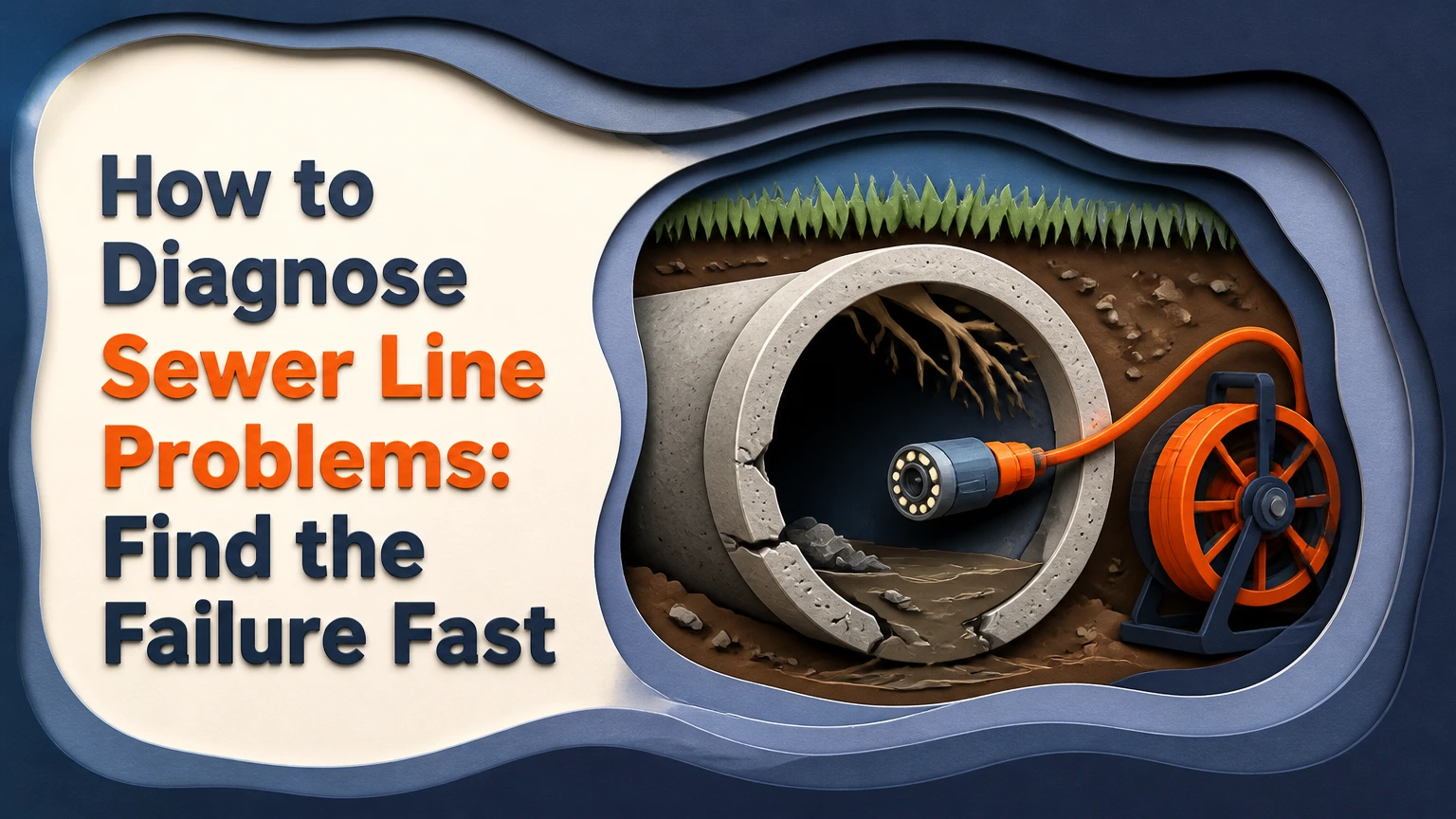 how to diagnose sewer line problems