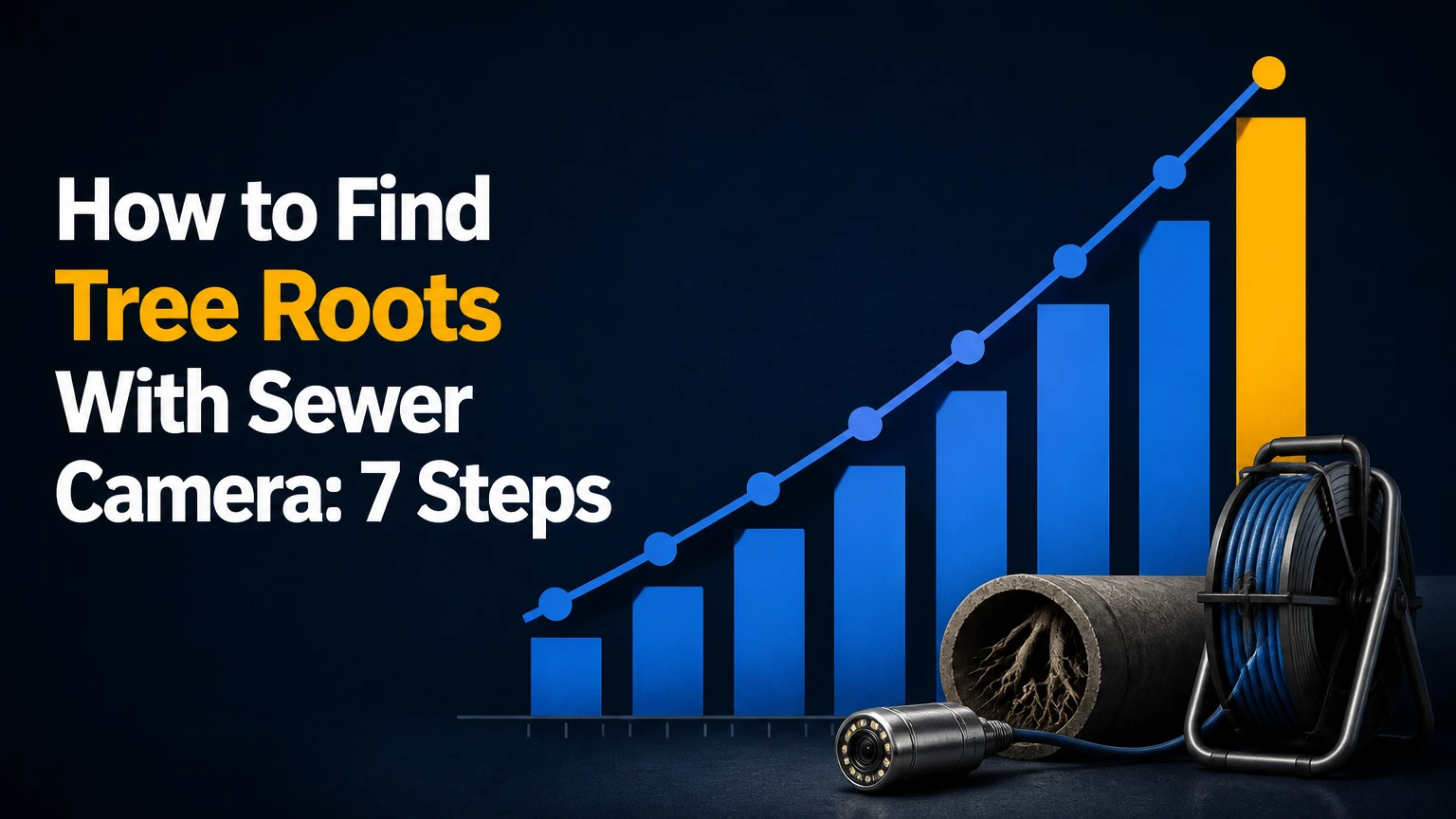 how to find tree roots with sewer camera