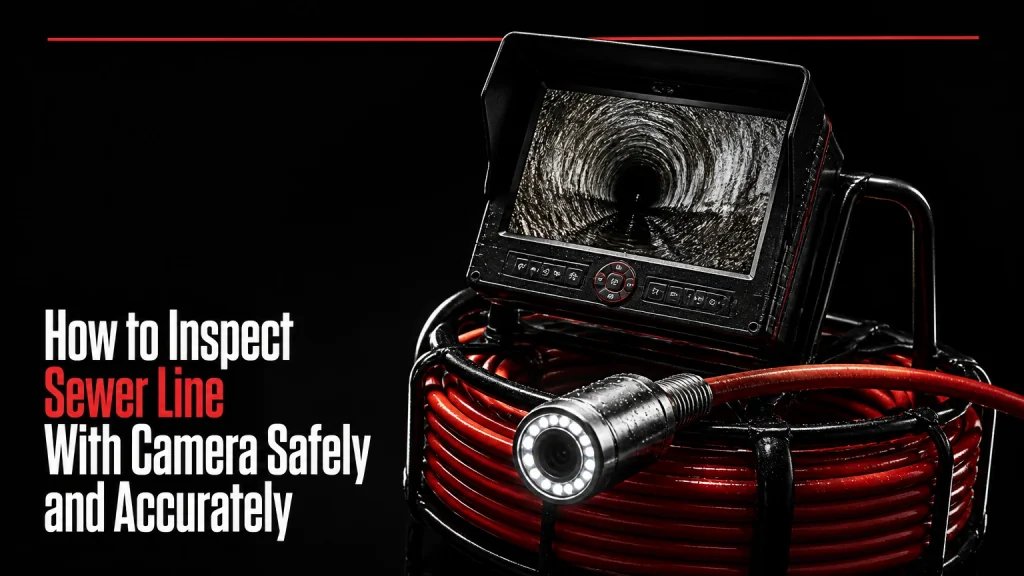 how to inspect sewer line with camera