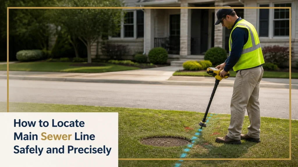 how to locate main sewer line