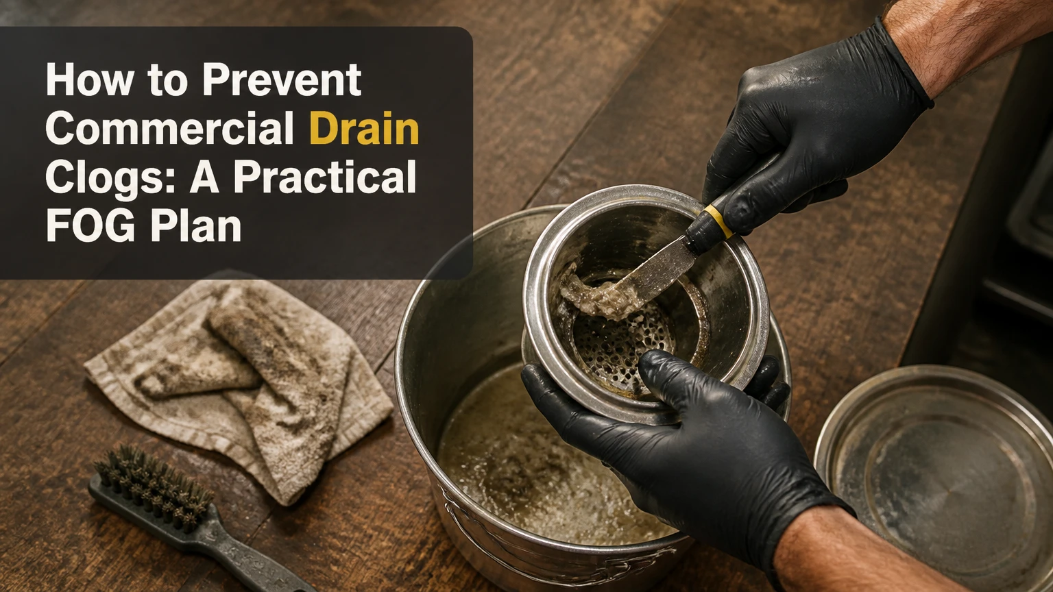 how to prevent commercial drain clogs