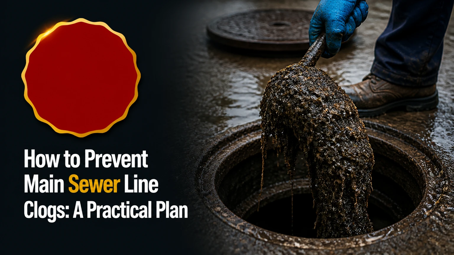 how to prevent main sewer line clogs