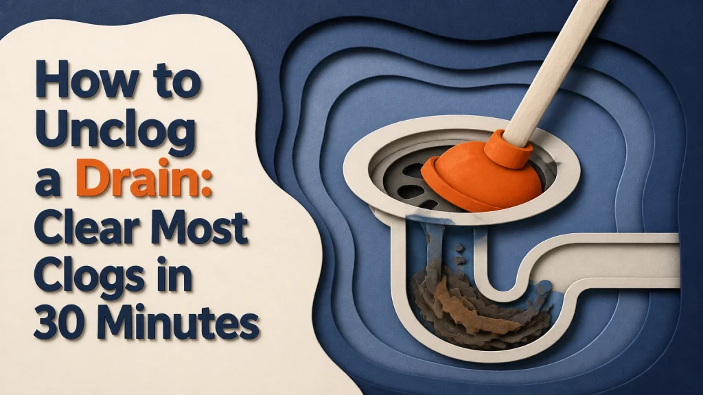 how to unclog a drain