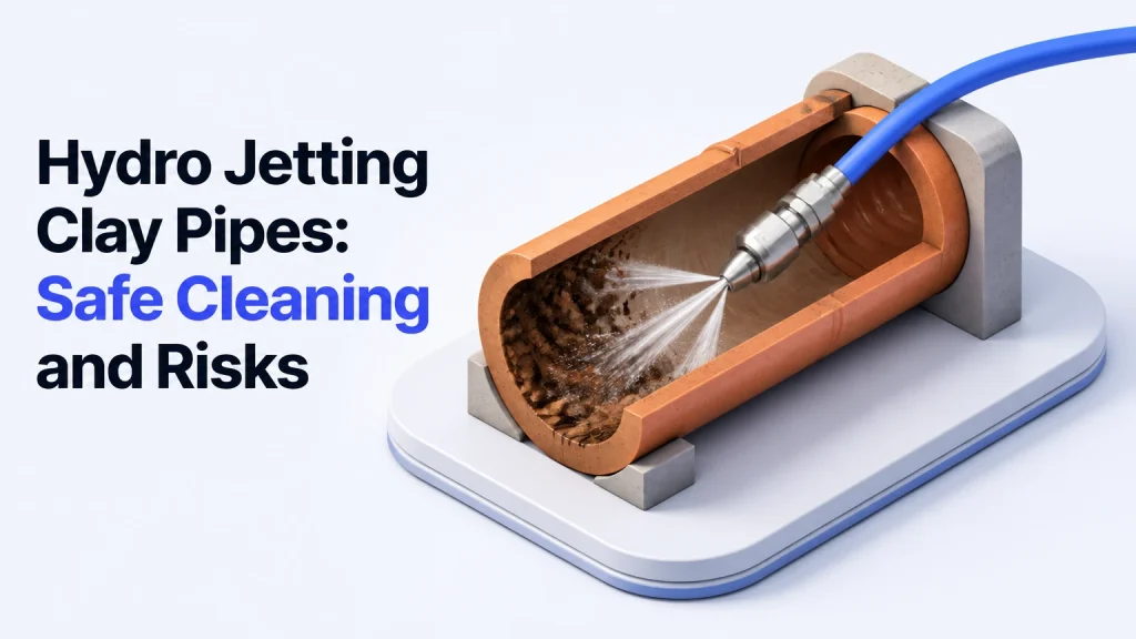hydro jetting clay pipes