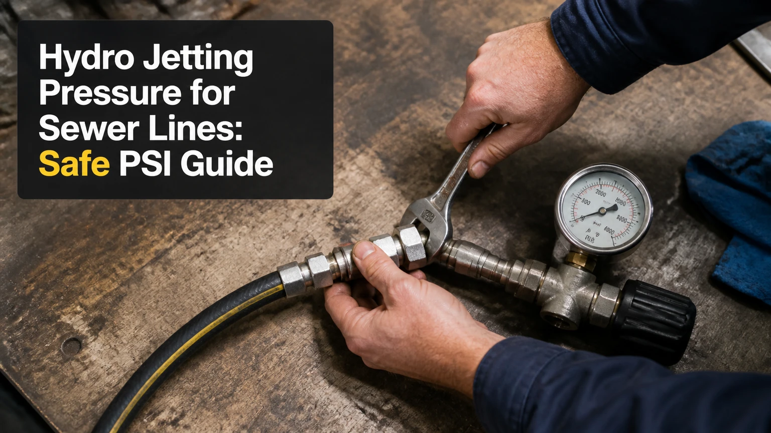 hydro jetting pressure for sewer lines