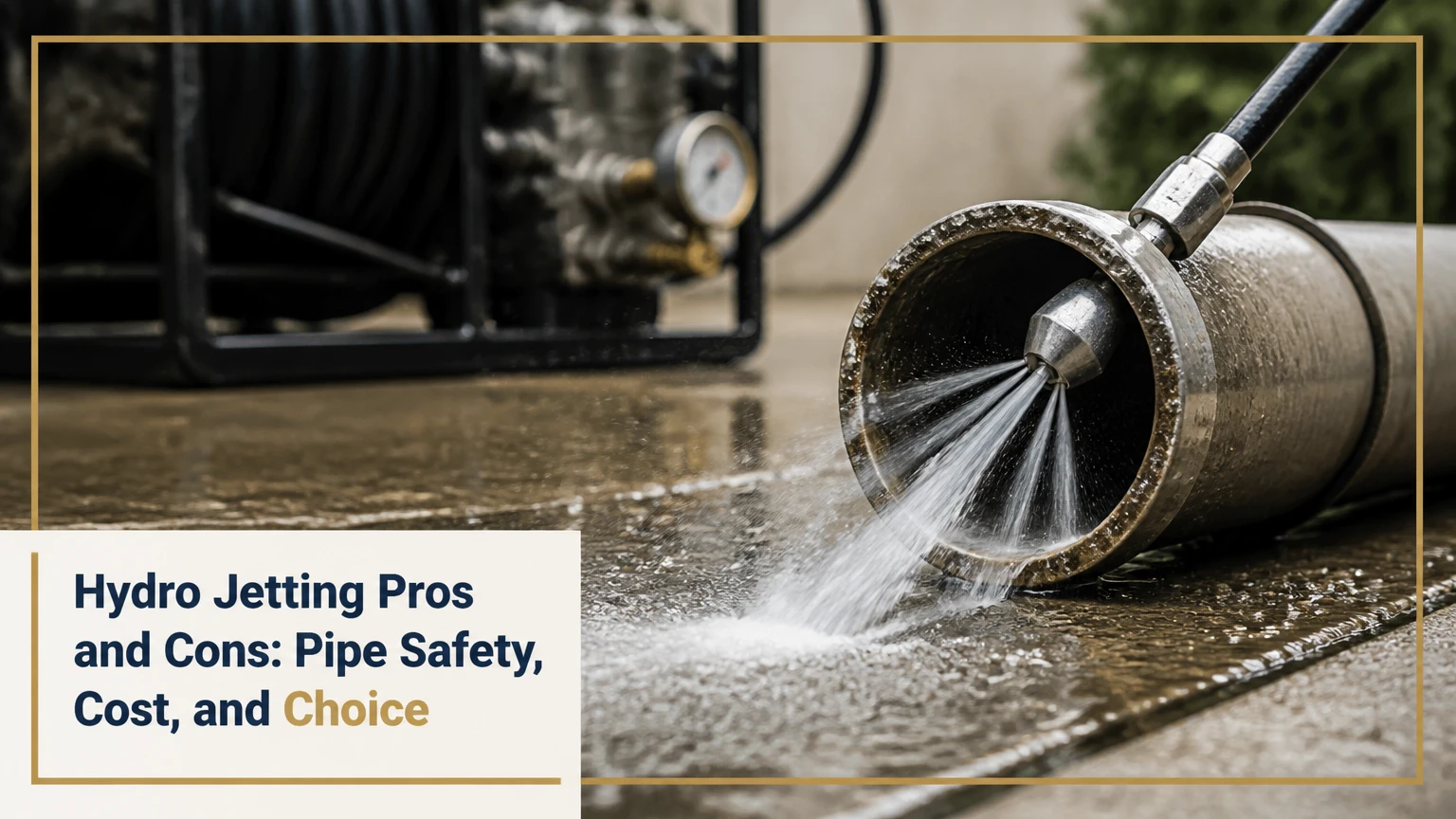 hydro jetting pros and cons