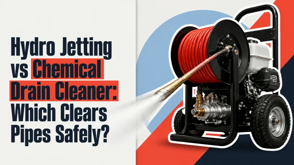 hydro jetting vs chemical drain cleaner