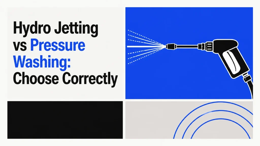 hydro jetting vs pressure washing