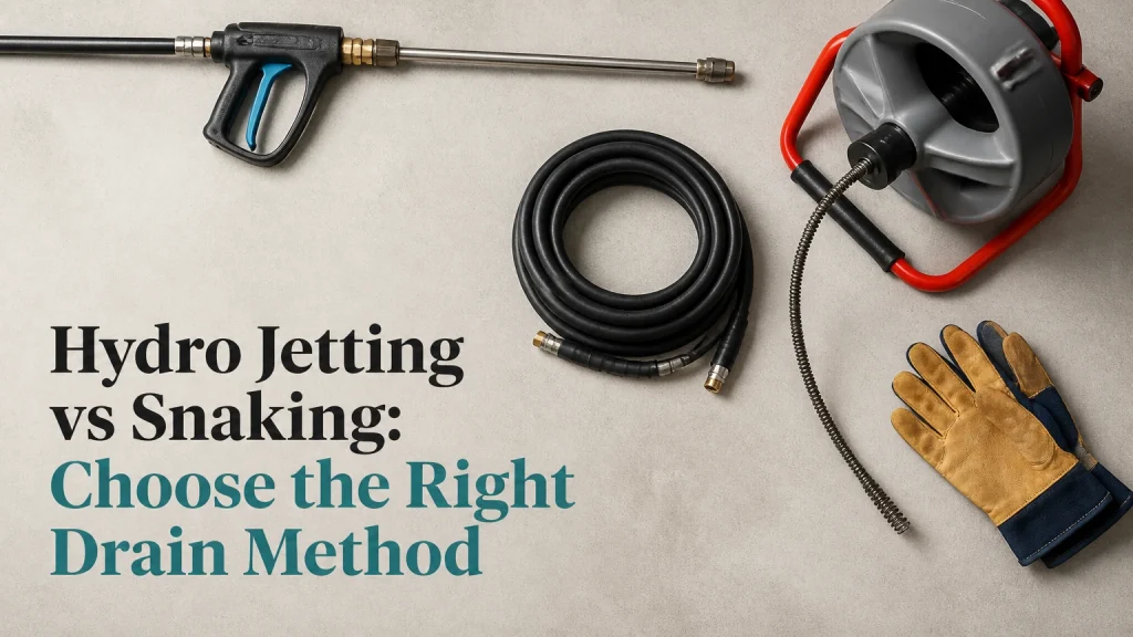 hydro jetting vs snaking