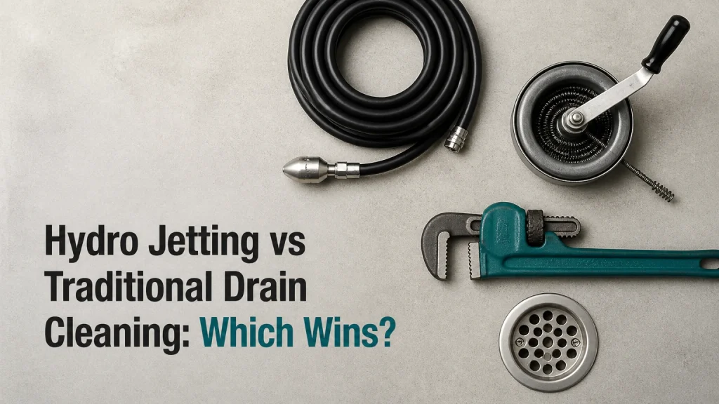 hydro jetting vs traditional drain cleaning