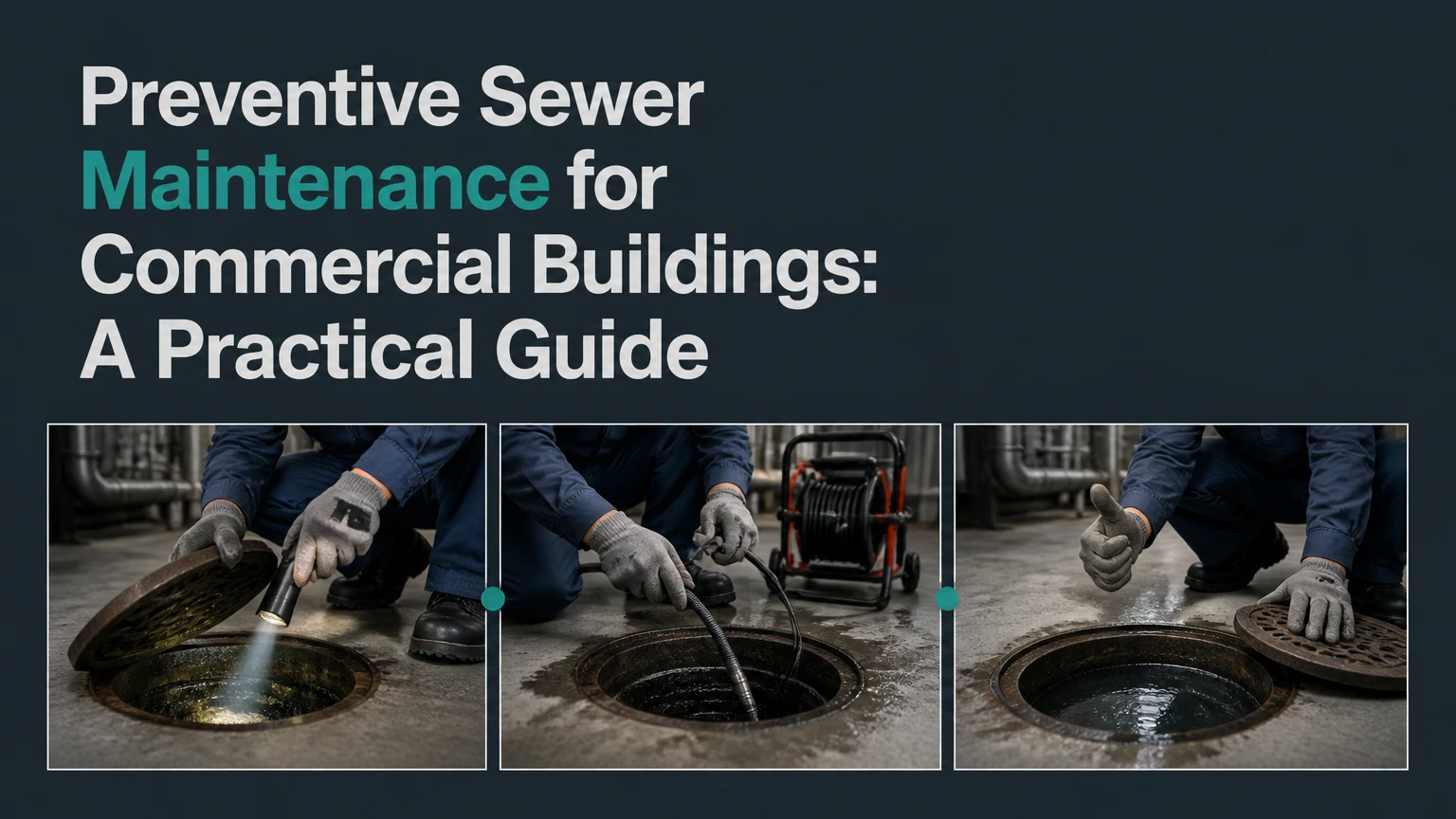 preventive sewer maintenance for commercial buildings