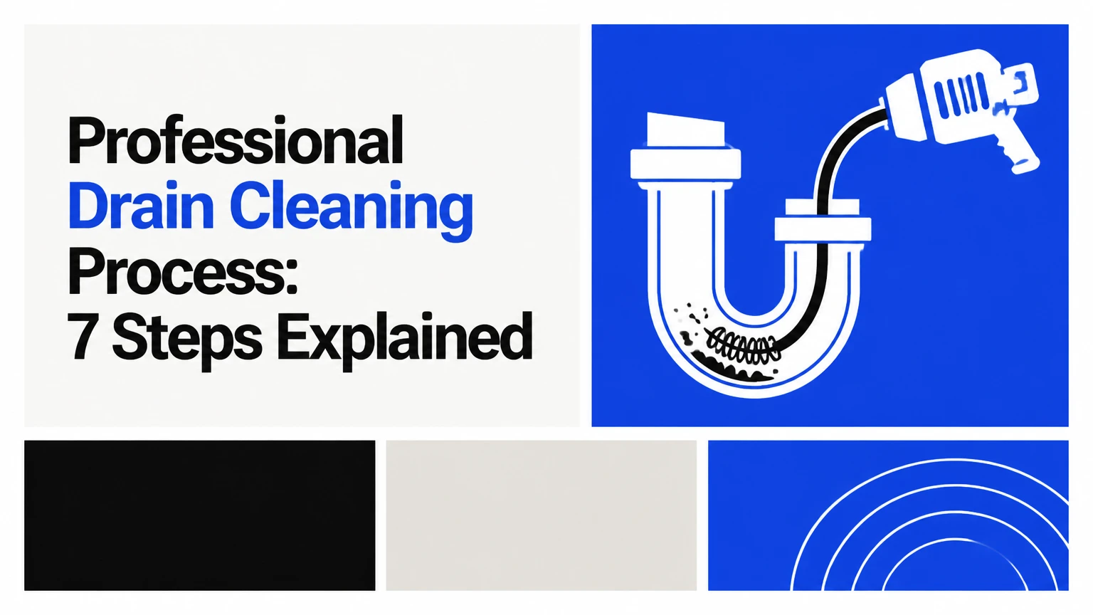 professional drain cleaning process