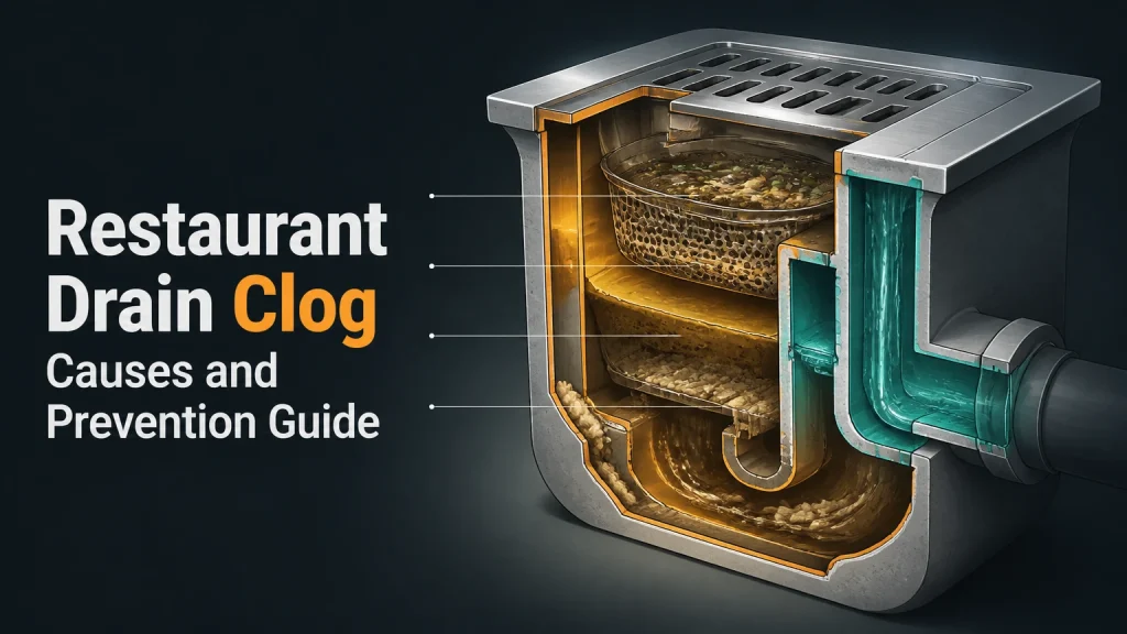 restaurant drain clog causes