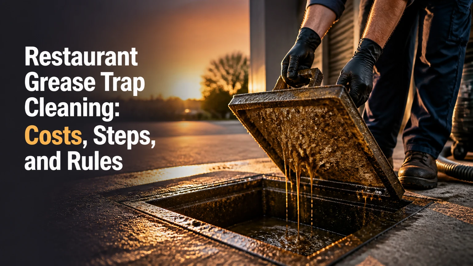 restaurant grease trap cleaning