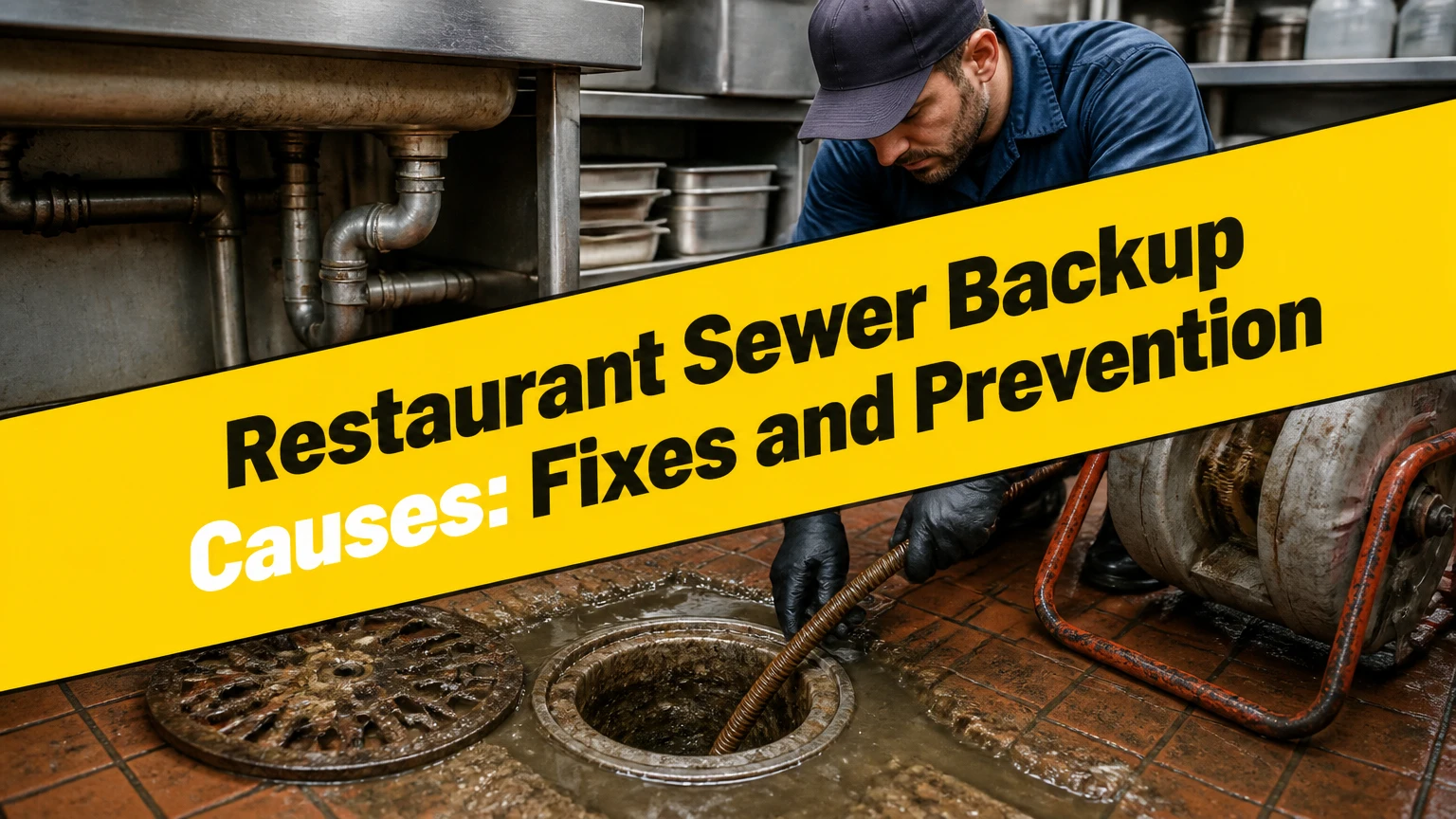 restaurant sewer backup causes