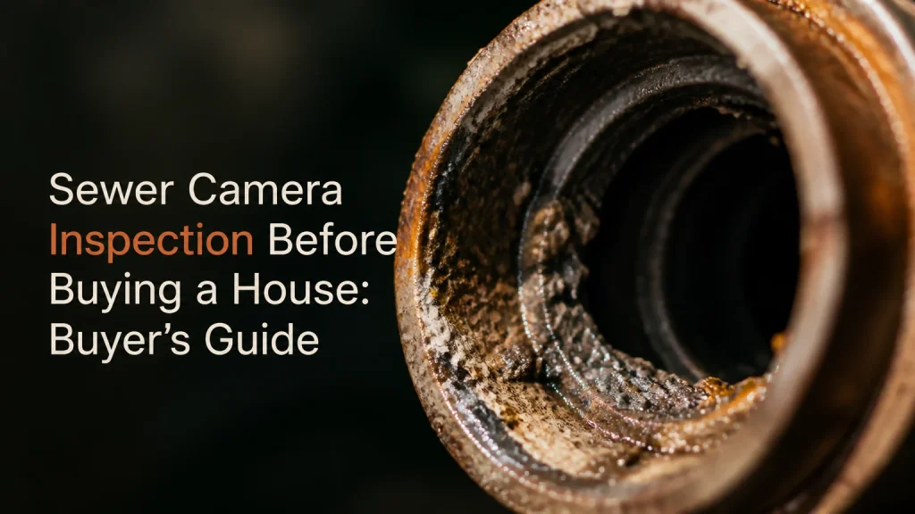 sewer camera inspection before buying a house