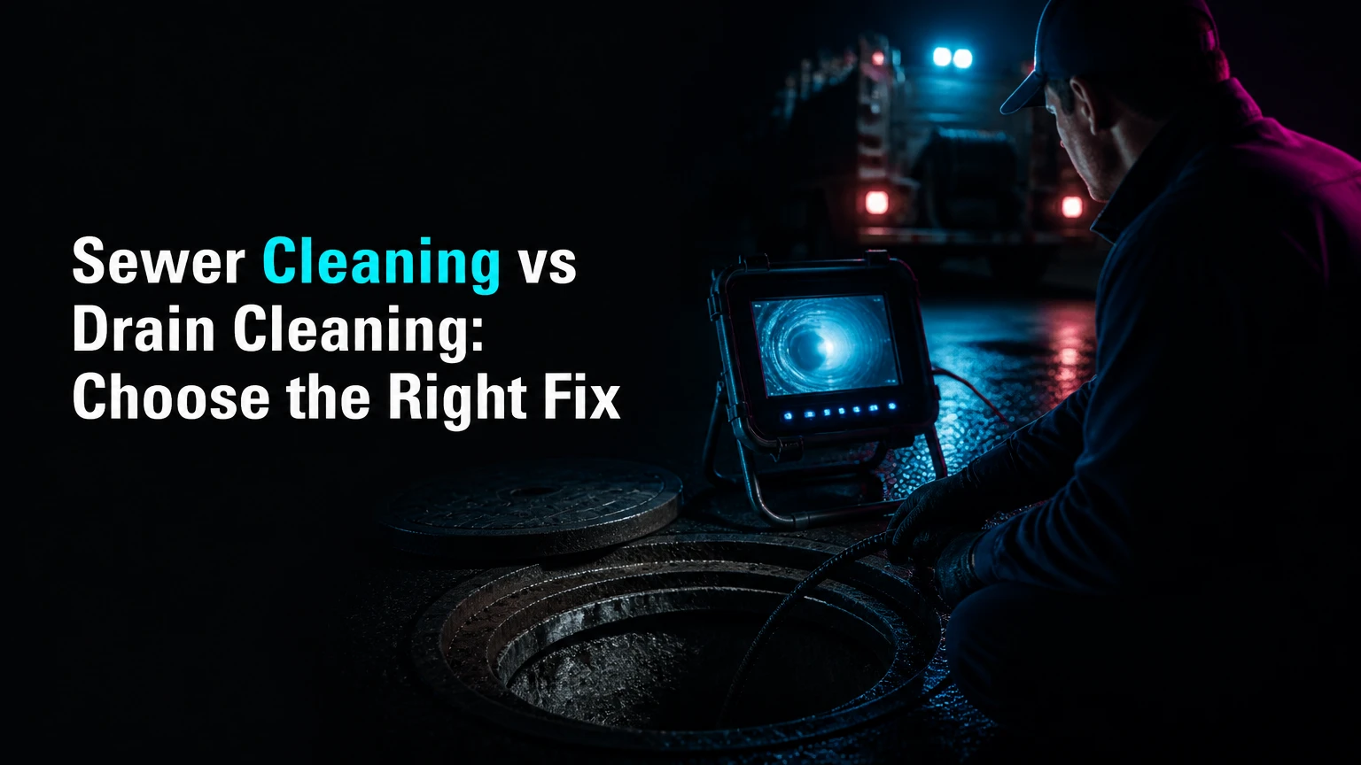 sewer cleaning vs drain cleaning
