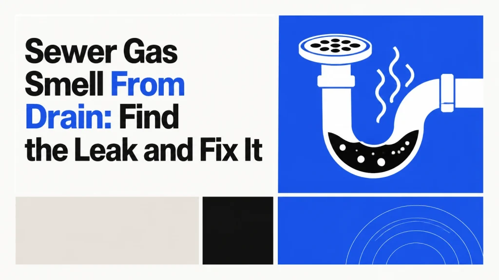 sewer gas smell from drain