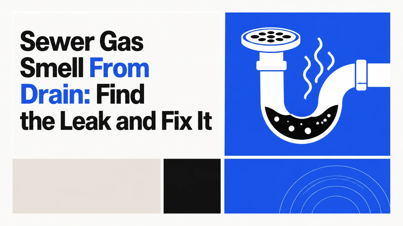 sewer gas smell from drain