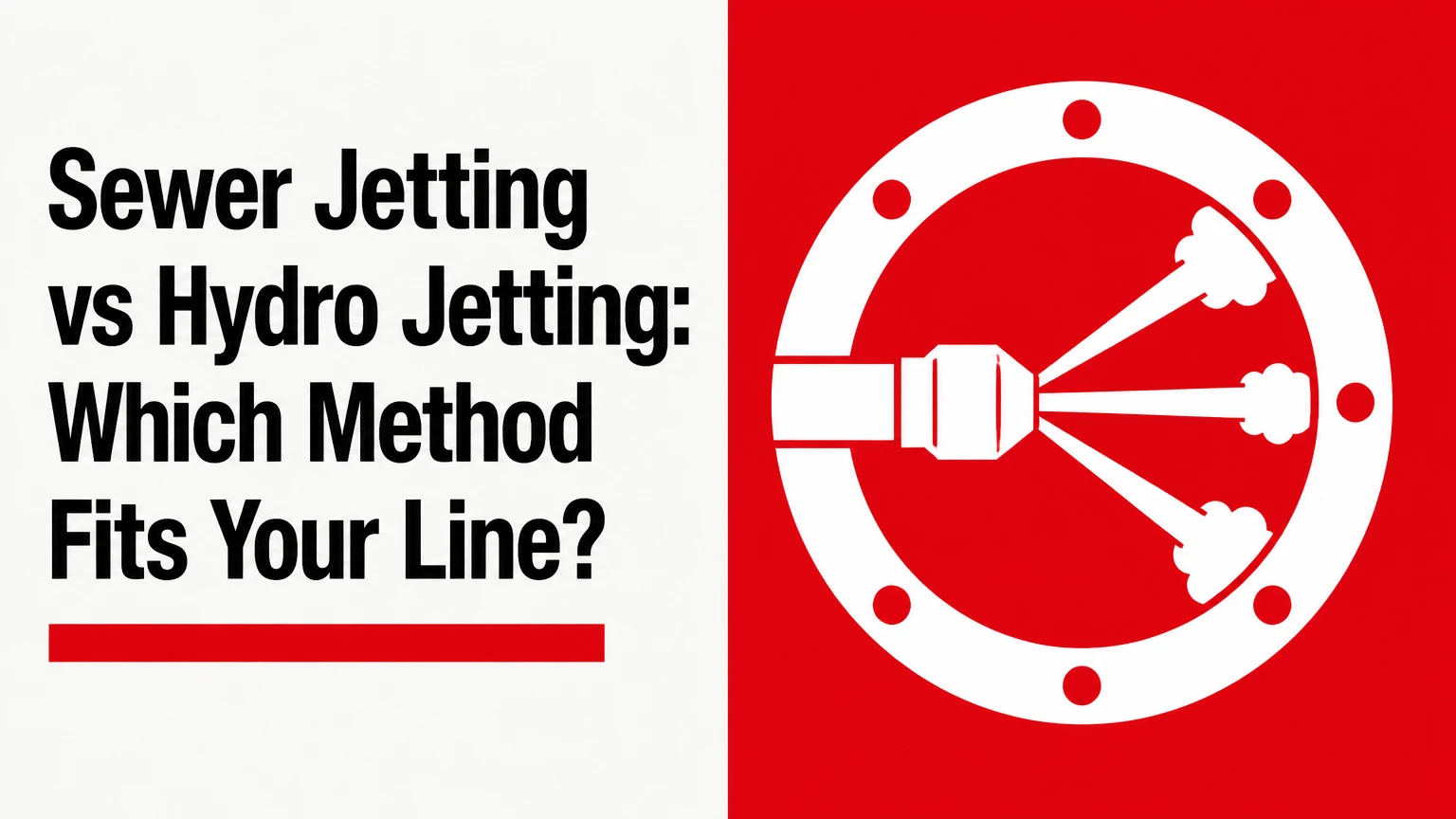 sewer jetting vs hydro jetting