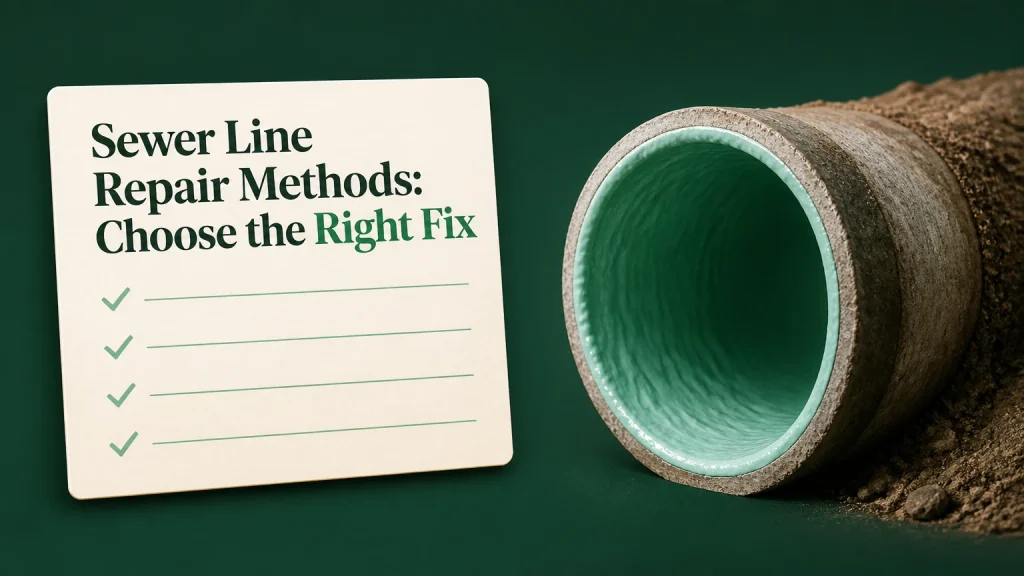 sewer line repair methods