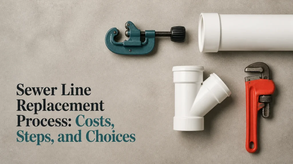 sewer line replacement process