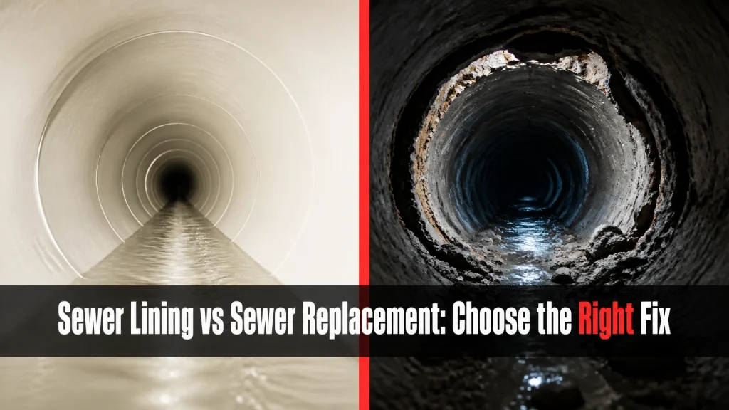 sewer lining vs sewer replacement