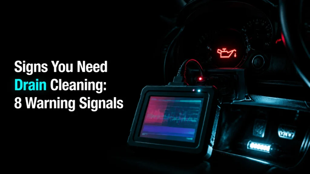 signs you need drain cleaning