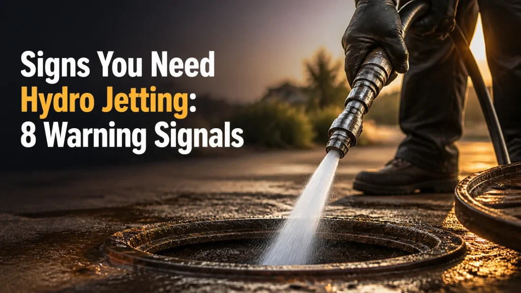 signs you need hydro jetting