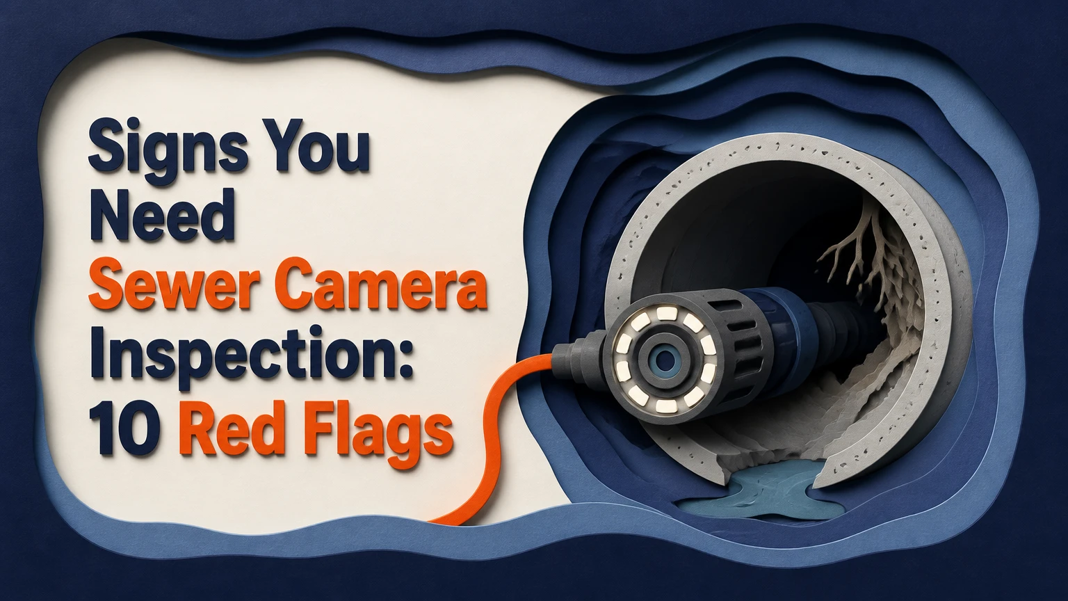 signs you need sewer camera inspection